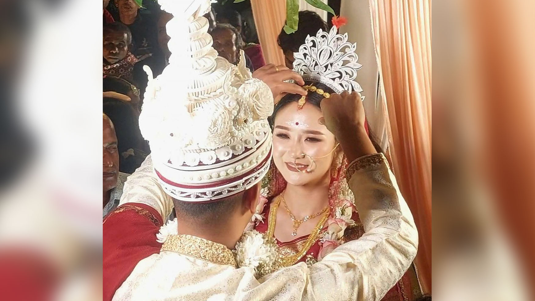 সেই চীনা কনেকে ঢাকঢোল বাজিয়ে সিঁদুর পরালেন বাংলাদেশি যুবক