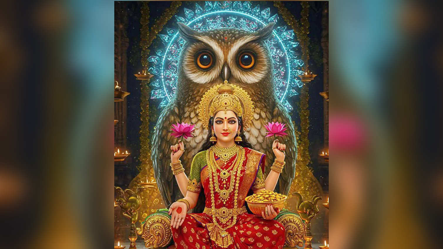 ধনসম্পদের দেবী লক্ষ্মীর পূজা কাল