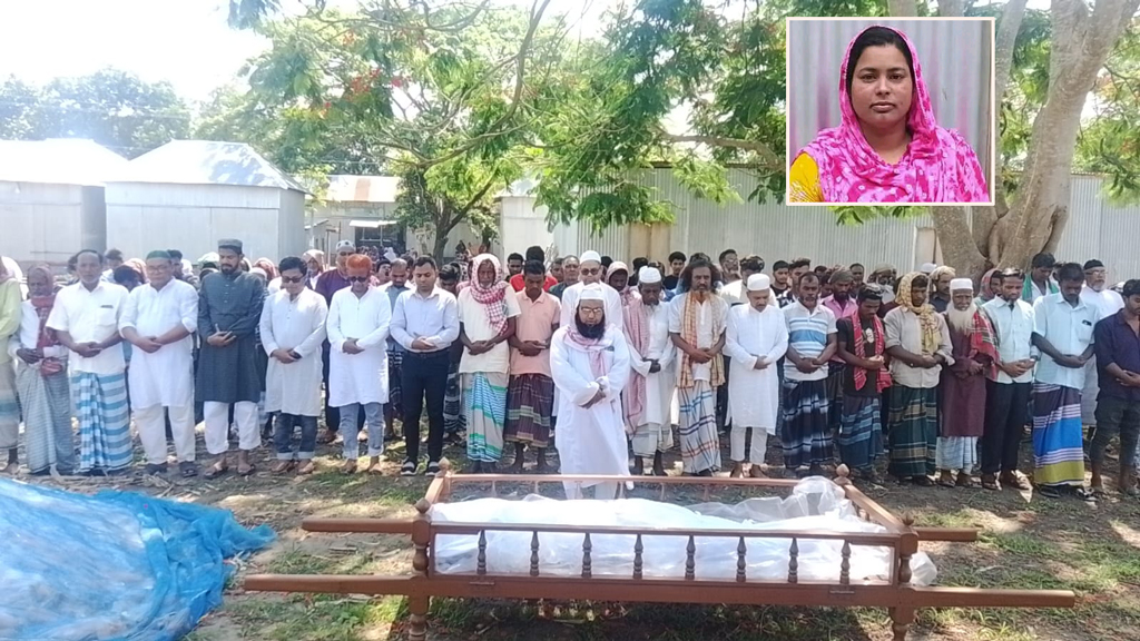 বাবার ভিটায় চিরনিদ্রায় শায়িত লেবাননে নিহত দিপালী