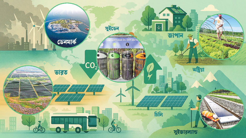 কার্বন নিঃসরণ কমাতে বিশ্বে বাড়ছে সবুজ প্রযুক্তির ব্যবহার