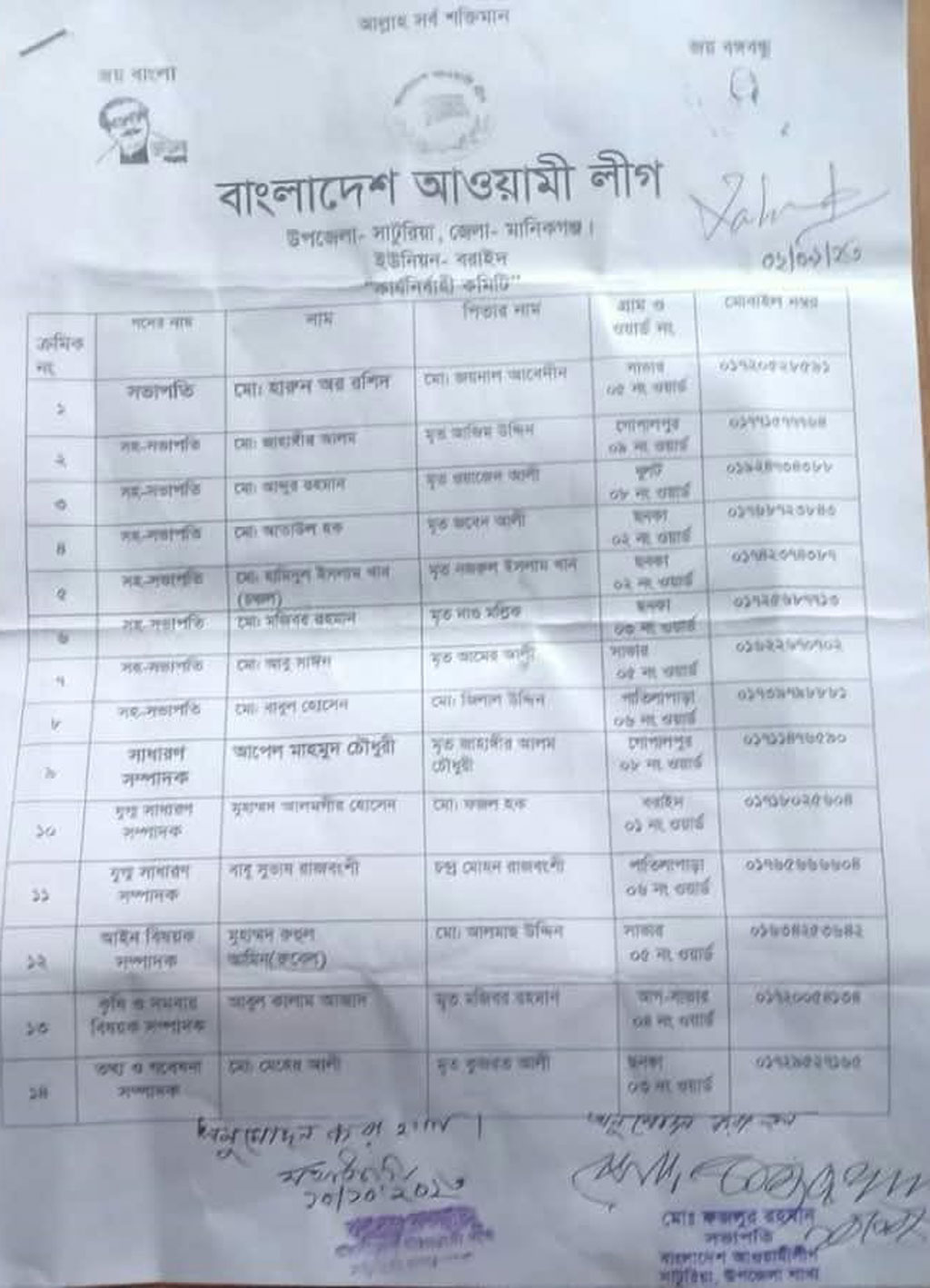 কারাবন্দী আ.লীগ নেতাকে ছাড়াতে ‘বিএনপি ও তাঁতী দলের’ প্রত্যয়ন
