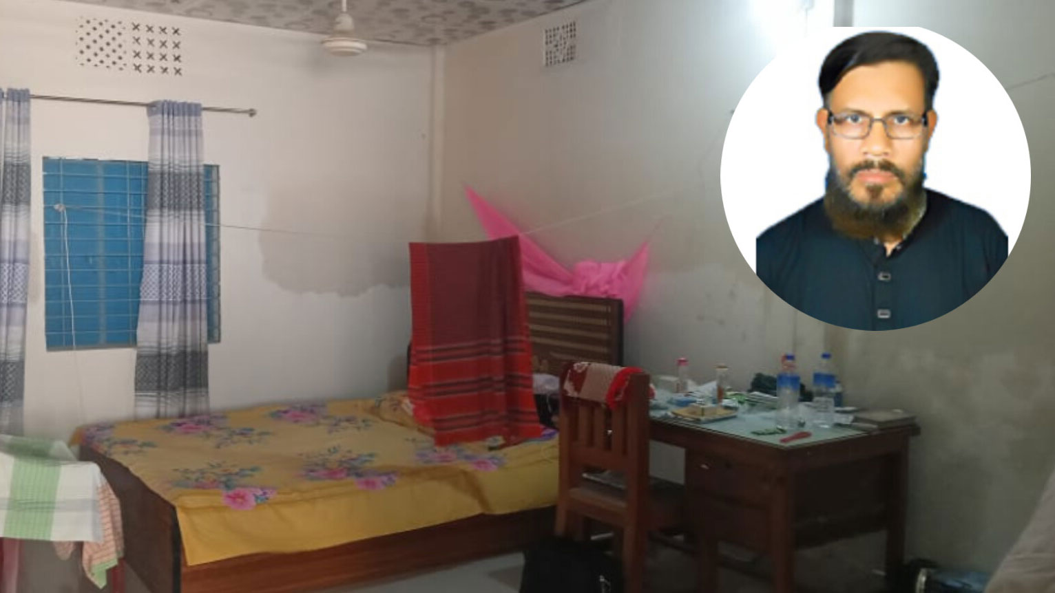 সরকারি উচ্চবিদ্যালয়ের কক্ষে ভারপ্রাপ্ত প্রধান শিক্ষকের সংসার!