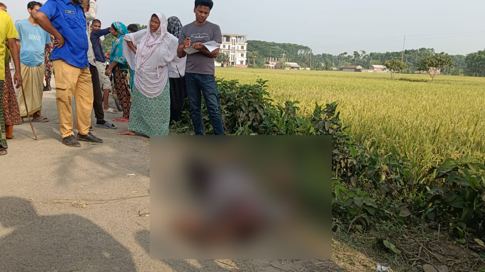 বেনাপোল সীমান্তে ধানখেত থেকে অজ্ঞাত ব্যক্তির মরদেহ উদ্ধার