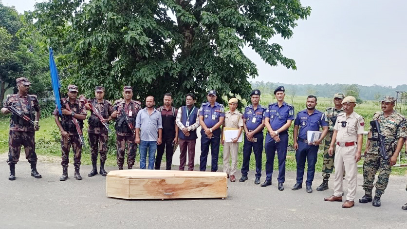 শেরপুর সীমান্ত দিয়ে বাংলাদেশি যুবকের লাশ হস্তান্তর করল বিএসএফ