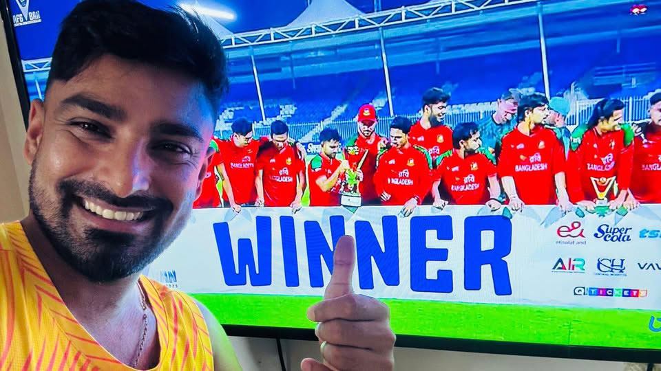 বাংলাদেশের এমন আনন্দের মুহূর্তে না থেকেও ছিলেন লিটন