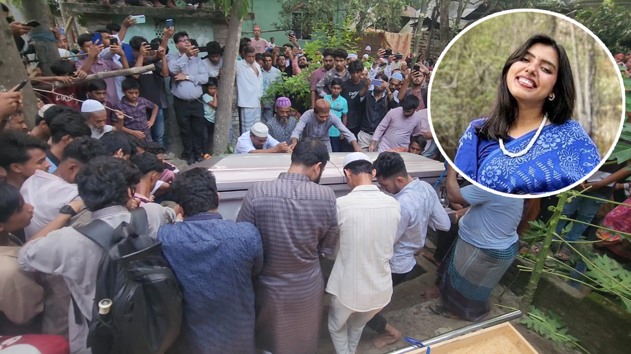 মাদারীপুরে দাদা-দাদির কবরের পাশে চিরনিদ্রায় শায়িত বৃষ্টি