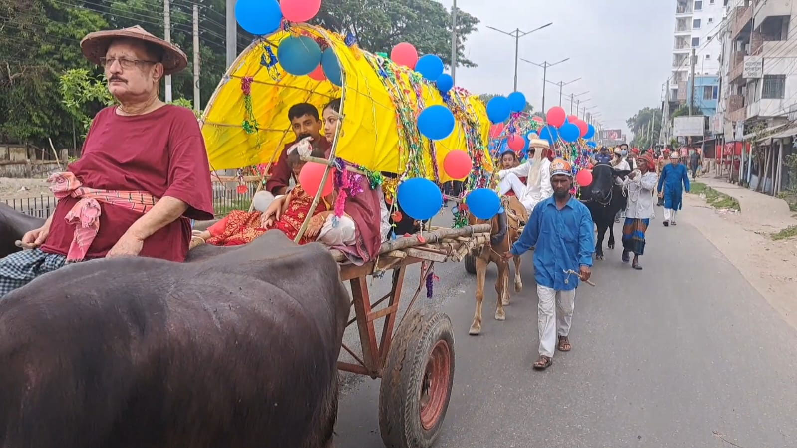 মাগুরায় বর্ণাঢ্য শোভাযাত্রায় উদ্যাপিত হলো বাংলা নববর্ষ