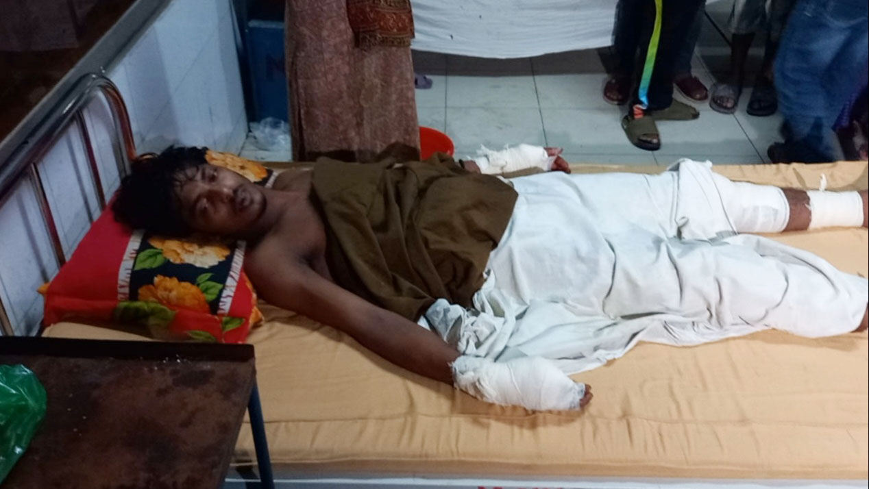 মাদারীপুরে যুবককে কুপিয়ে জখম
