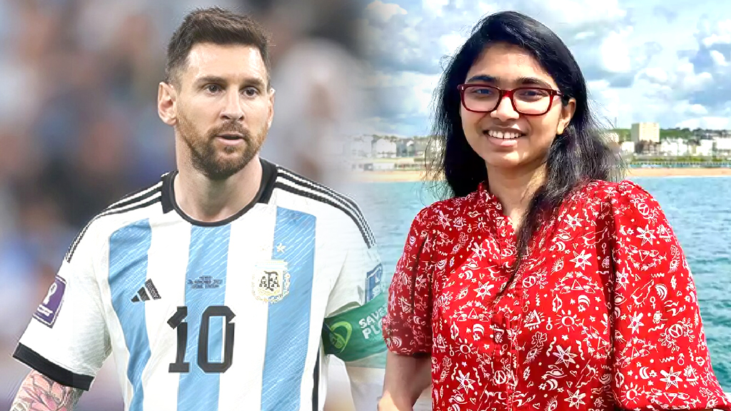 মেসিকে নিয়ে তাসনিম জারার রসিকতা