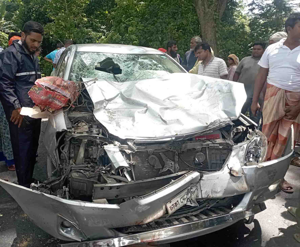 বড়াইগ্রামে প্রাইভেট কারের ধাক্কায় ভ্যানচালক নিহত