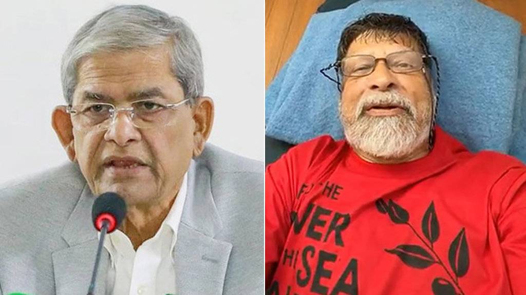 ‘ফ্রি শহিদুল আলম’, মির্জা ফখরুলের পোস্ট