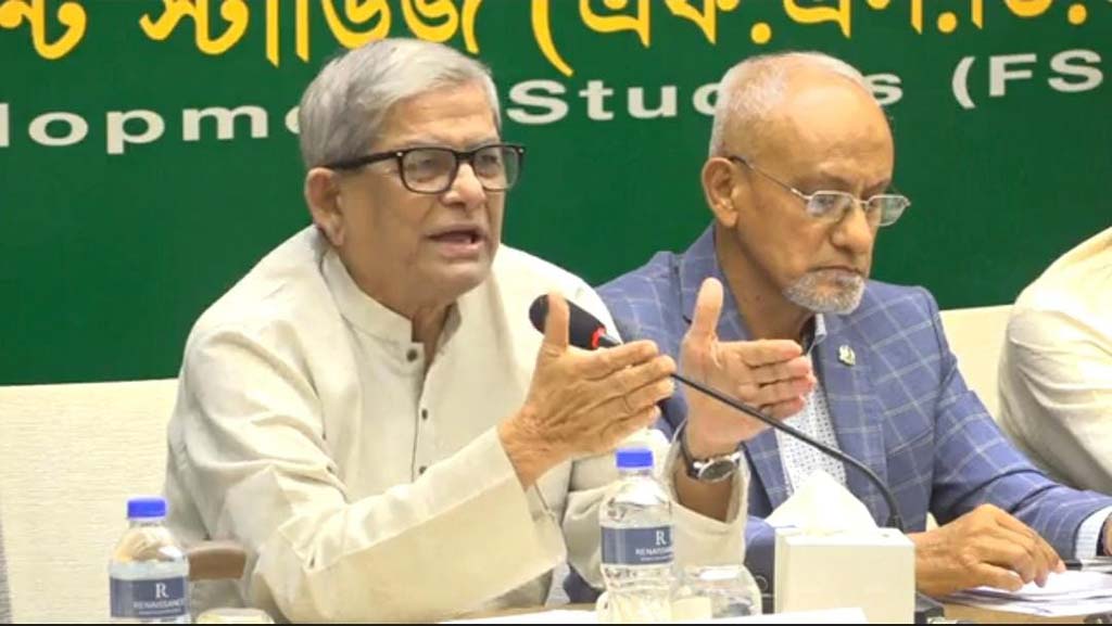 জাতীয় নিরাপত্তা রক্ষায় দেশের জনগণ ঐক্যবদ্ধ: মির্জা ফখরুল