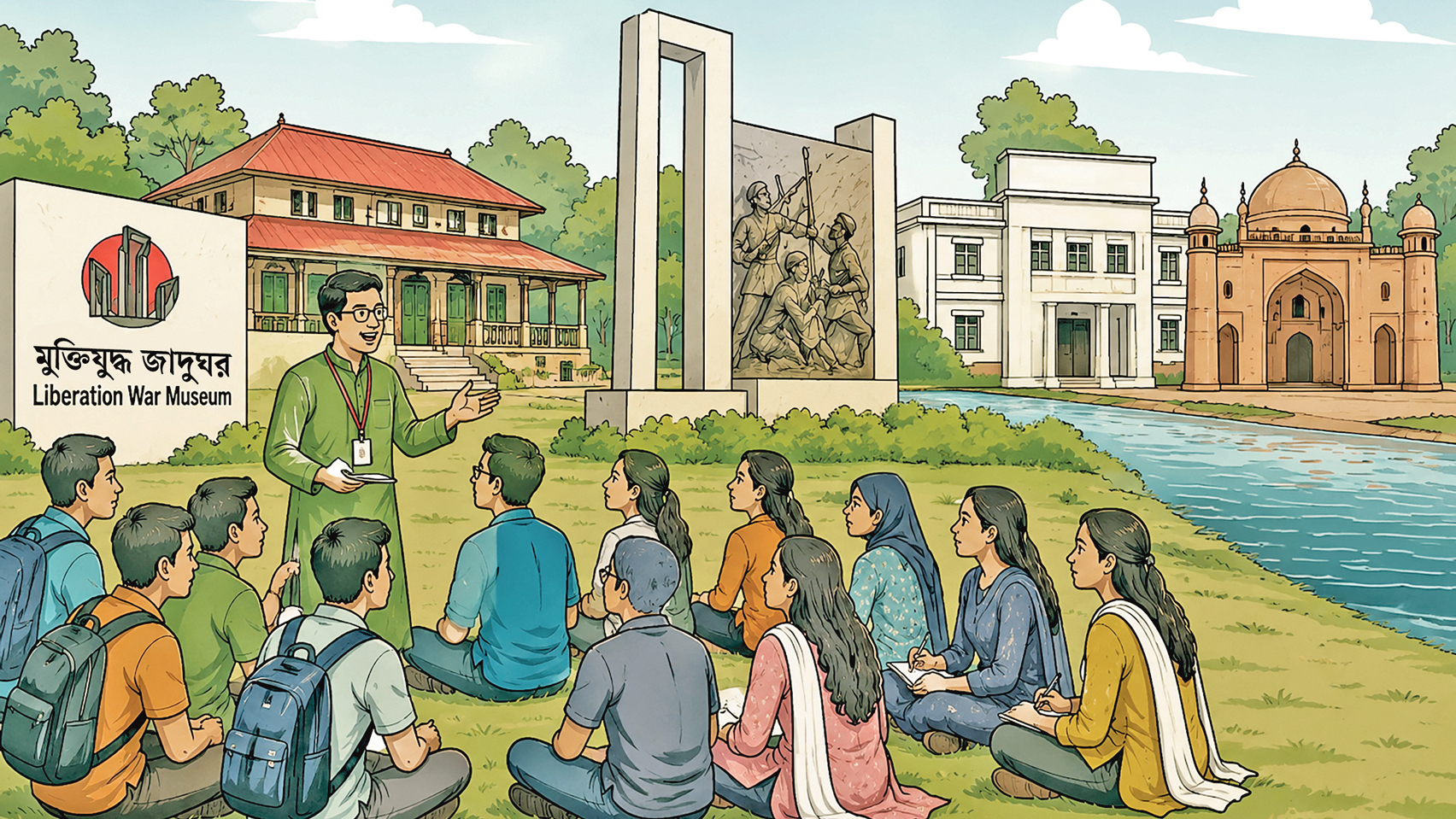 মুক্তিযুদ্ধ জাদুঘরের অনন্য স্কুল