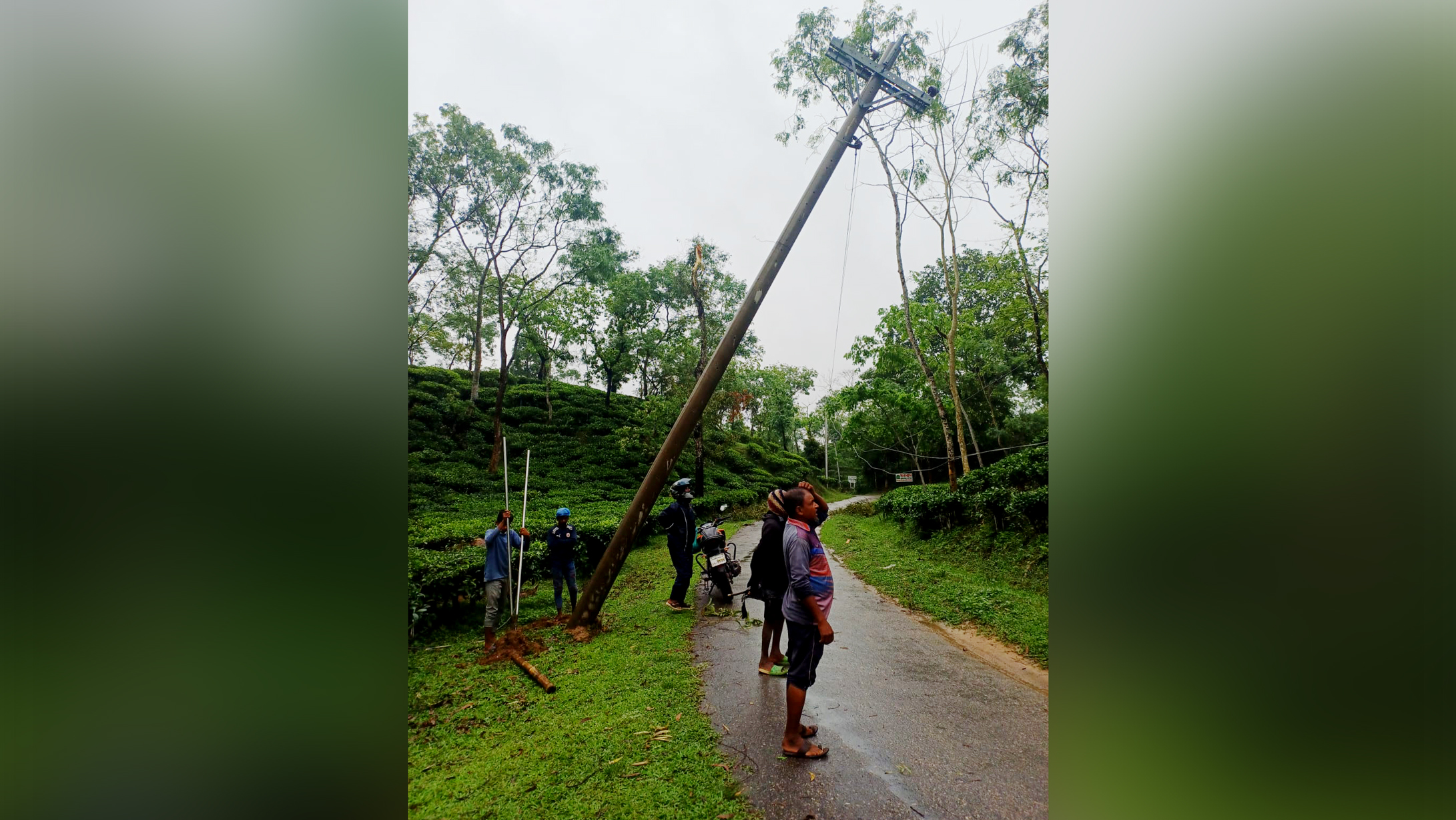 কালবৈশাখীর তাণ্ডবে মৌলভীবাজারে বিদ্যুৎ বিপর্যয়, ৩৫ হাজার গ্রাহক অন্ধকারে