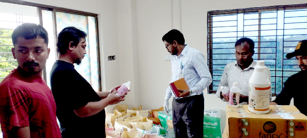 মুন্সিগঞ্জে কেমিস্ট ছাড়াই তৈরি হচ্ছিল প্রসাধনী, জরিমানা