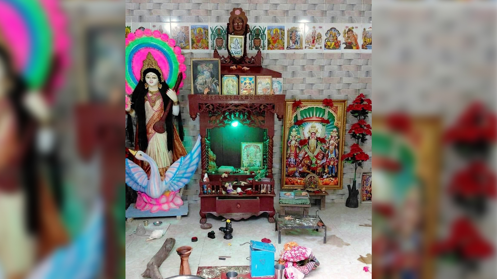ফটিকছড়িতে মন্দিরে চুরি, স্বর্ণালংকারসহ পূজার সামগ্রী লুট