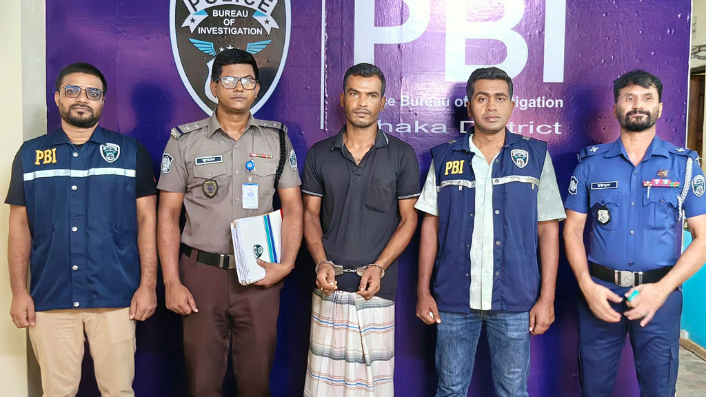 স্ত্রীকে শ্বাসরোধে হত্যা, পলাতক স্বামী সীমান্ত এলাকা থেকে গ্রেপ্তার