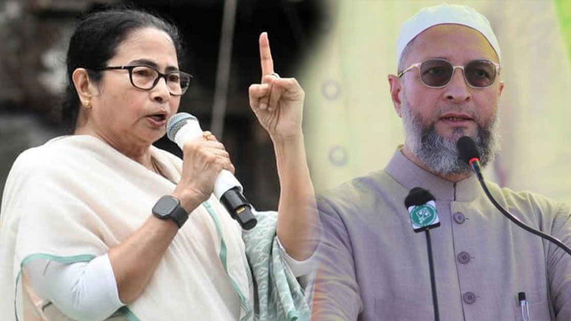 মমতা মুসলমানদের গবাদি পশুর মতো ব্যবহার করেন: ওয়াইসি