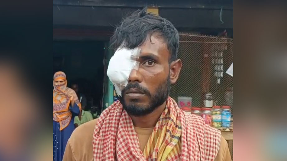 ভ্যান রাখাকে কেন্দ্র করে চালকের চোখে ‘চাবির আঘাত’ বিএনপি নেতার
