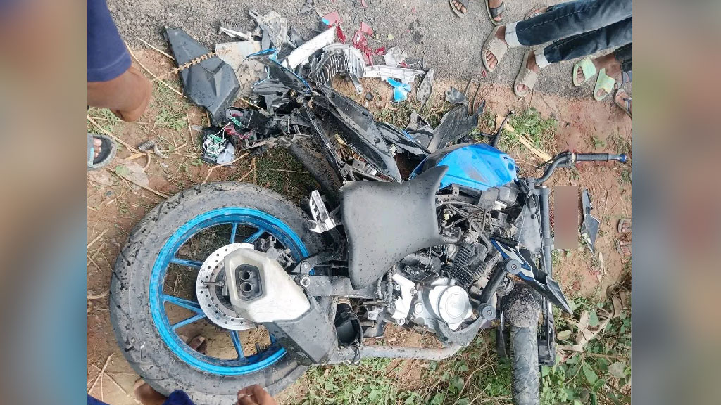ডাম্প ট্রাক-মোটরসাইকেল সংঘর্ষে যুবক নিহত