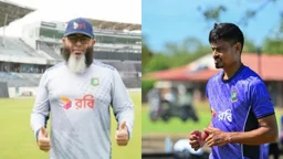 ম্যাচের মাঝে তাইজুলকে কী টোটকা দিলেন কোচ