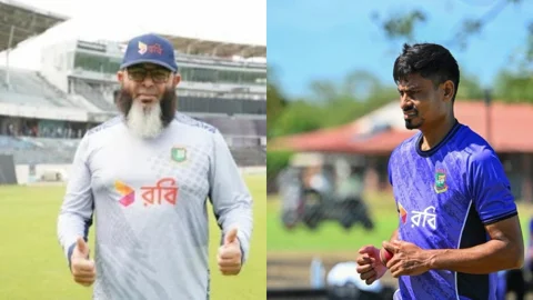 ম্যাচের মাঝে তাইজুলকে কী টোটকা দিলেন কোচ