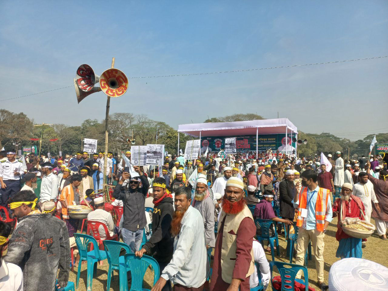 ময়মনসিংহে জামায়াতের আমিরের জনসভা, জড়ো হচ্ছেন নেতা-কর্মীরা