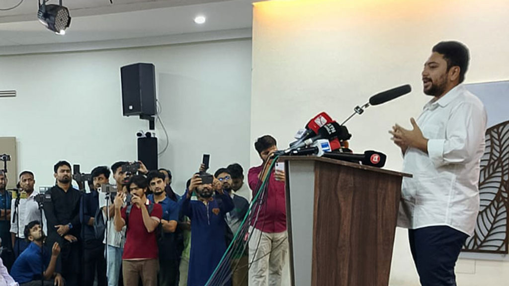 আমরা ভাঙার কাজটা করেছি, গড়ার কাজটা করতে পারিনি: নাহিদ ইসলাম