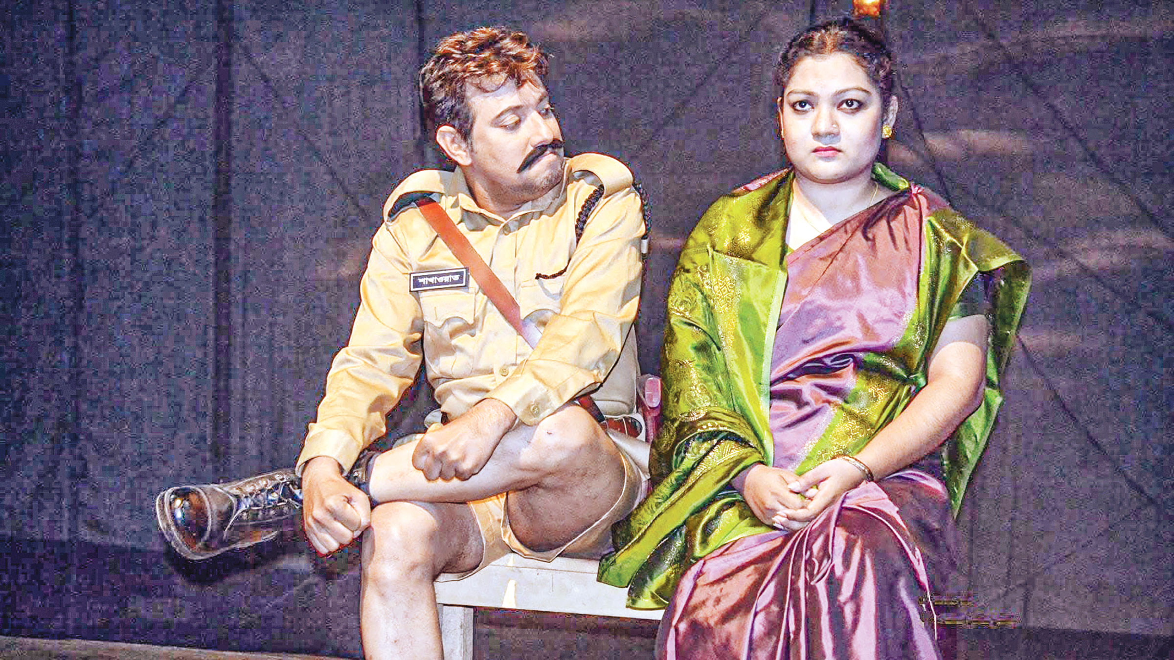 শততম প্রদর্শনীতে থিয়েটারের ‘নিখাই’