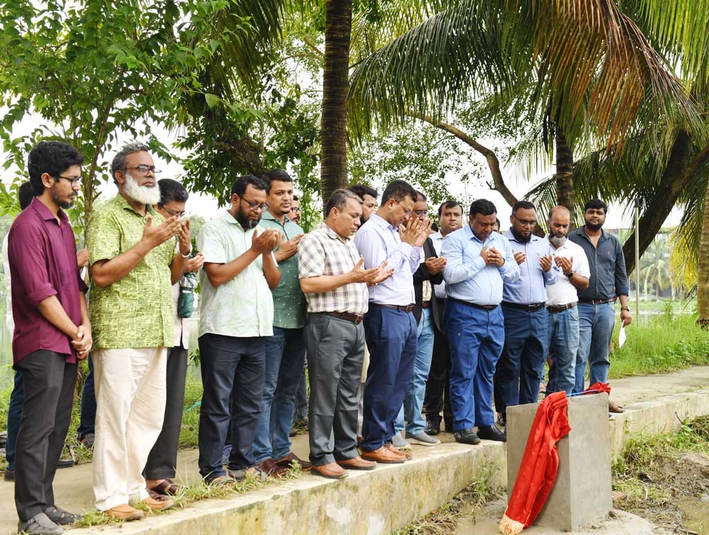 খাদ্যের নিরাপত্তা নিশ্চিতকরণে নোবিপ্রবিতে গ্রিনহাউসের ভিত্তিপ্রস্তর স্থাপন