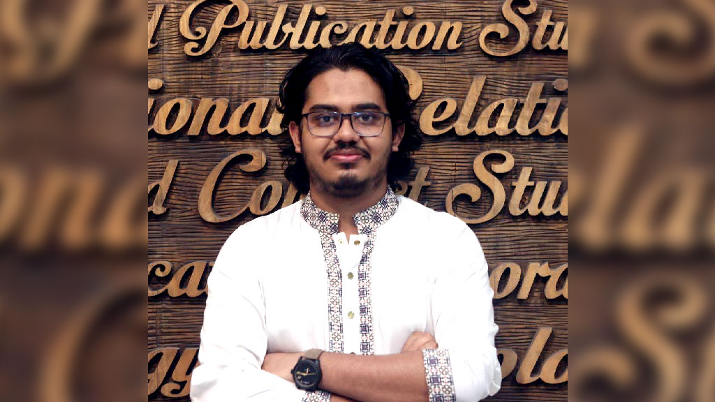 জাতীয় ছাত্রশক্তির নবনির্বাচিত সাধারণ সম্পাদক তাহমীদ আল মুদাসসীর চৌধুরী। ছবি: সংগৃহীত