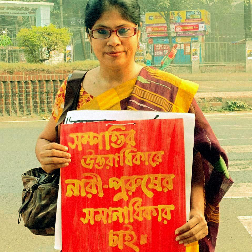নারী অধিকারকর্মী ও সরকারি কলেজের সহকারী অধ্যাপক নাদিরা ইয়াসমিন। ফাইল ছবি
