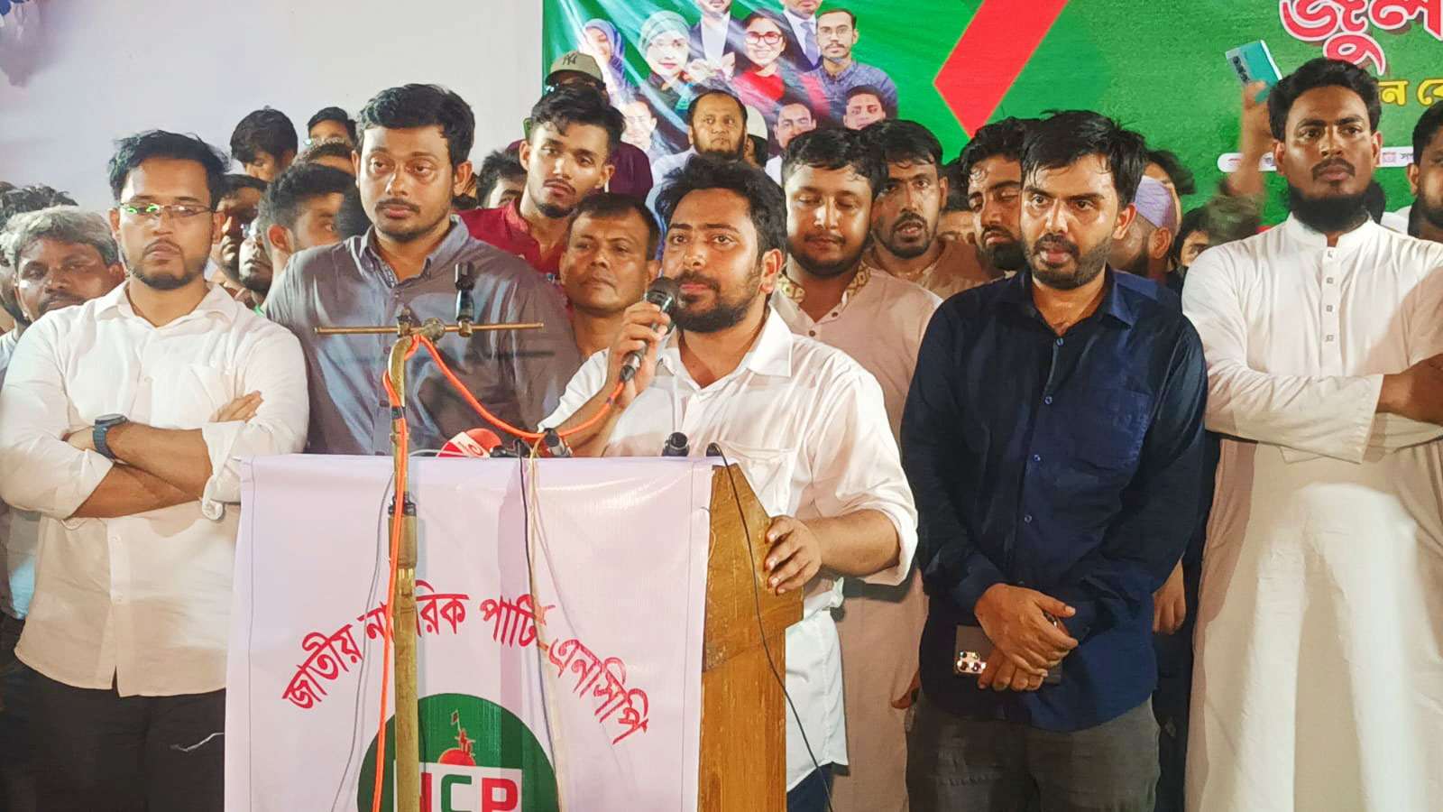 ইনসাফের ভিত্তিতে দুর্নীতিমুক্ত বৈষম্যহীন সমাজ গড়ে তোলা হবে: নাহিদ ইসলাম