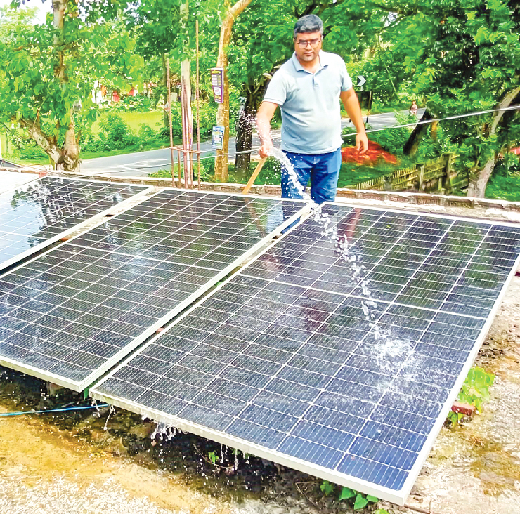 তরুণ প্রকৌশলীর সৌরবিদ্যুৎ যাচ্ছে জাতীয় গ্রিডে