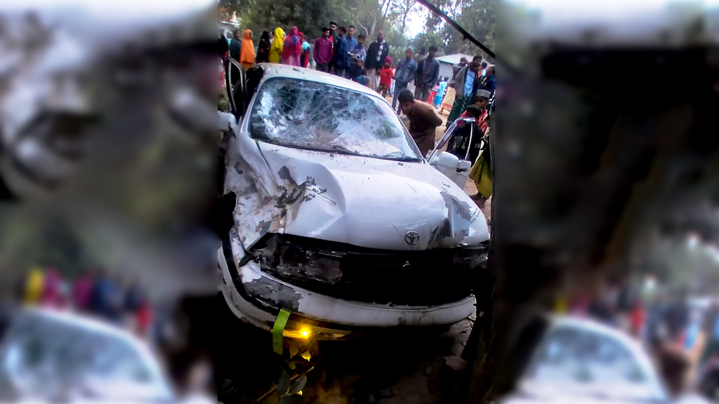 জামাতার প্রাইভেট কারের নিচে পিষ্ট হয়ে প্রাণ গেল শ্বশুরের