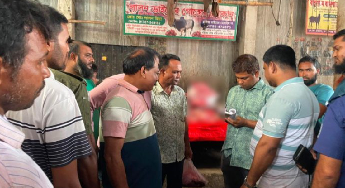 অসুস্থ গরু জবাইয়ের পর মাংস বিক্রির চেষ্টা, চার দোকানিকে অর্থদণ্ড