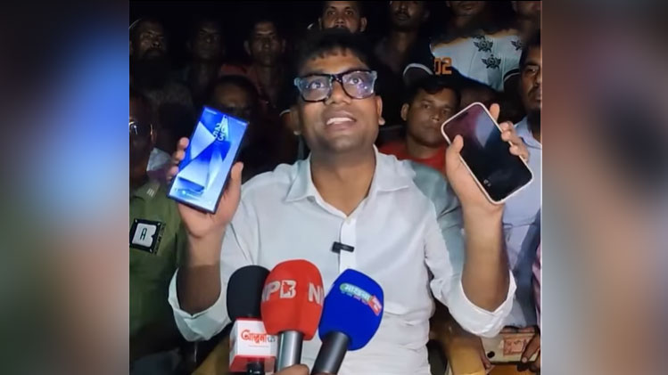 দুই ফোনেই চার্জ আছে, মানে বিদ্যুতের ঘাটতি কম: যুবদল নেতা নয়ন