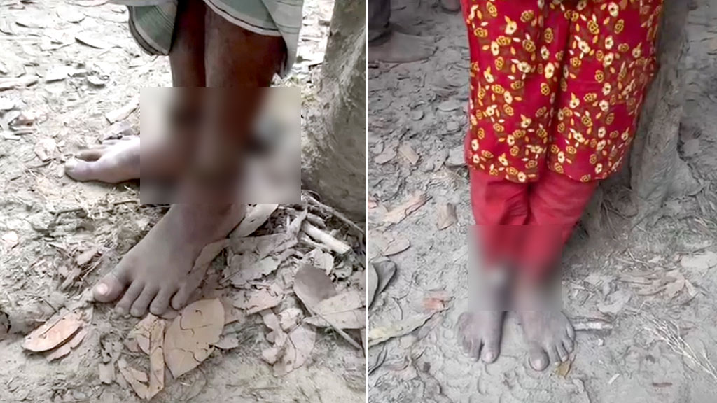 যুগলকে গাছের সঙ্গে শিকলে বেঁধে অমানবিক নির্যাতন, ভিডিও ভাইরাল