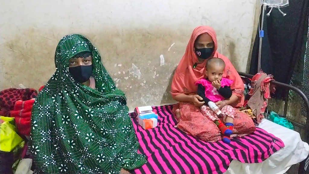 হাসপাতালে ভর্তি শহীদ রিটনের শিশুসন্তান, টাকার অভাবে চিকিৎসা নিয়ে শঙ্কা