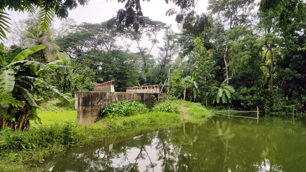 সংযোগ সড়ক না থাকায় কাজে আসছে না দেড় কোটি টাকার সেতু