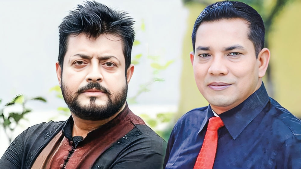 ওমর সানী ও হাসান জাহাঙ্গীর। ছবি: সংগৃহীত