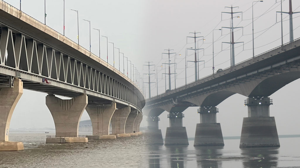 দুই সেতু দিয়ে তিন দিনে ২ লাখ ৬৩ হাজার যানবাহন পারাপার