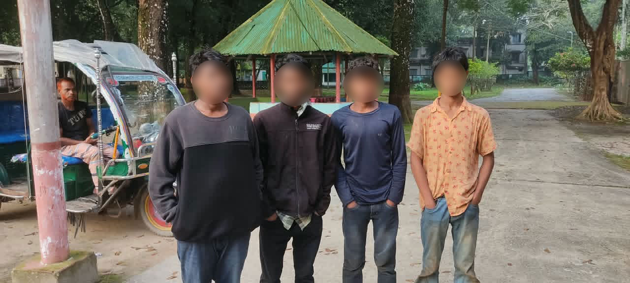 পঞ্চগড় সীমান্ত দিয়ে ভারতে অনুপ্রবেশের চেষ্টা, ৪ শিশু-তরুণ আটক