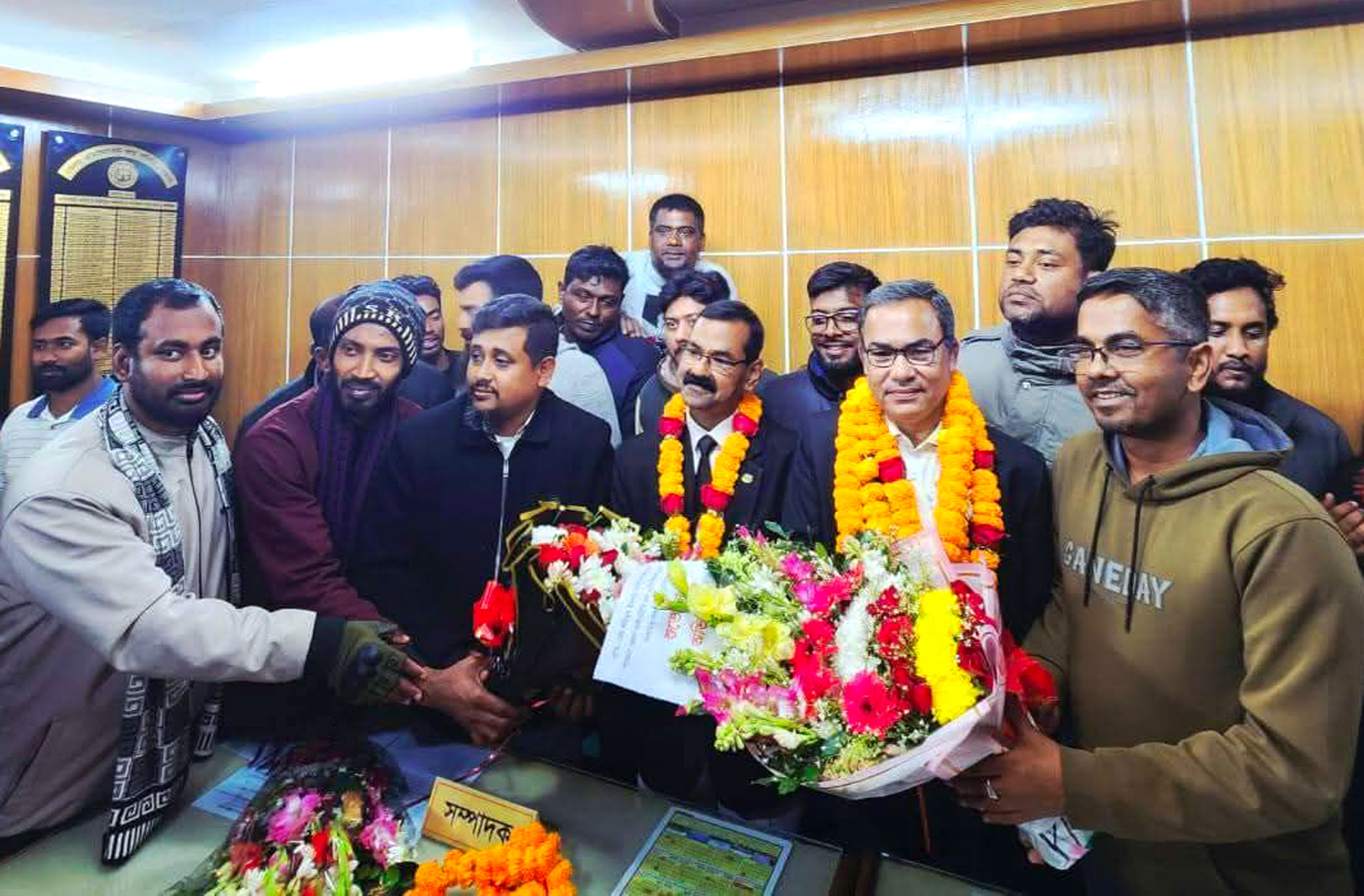 পাবনা জেলা বার সমিতির নতুন সভাপতি মাসুদ, সম্পাদক মলয়