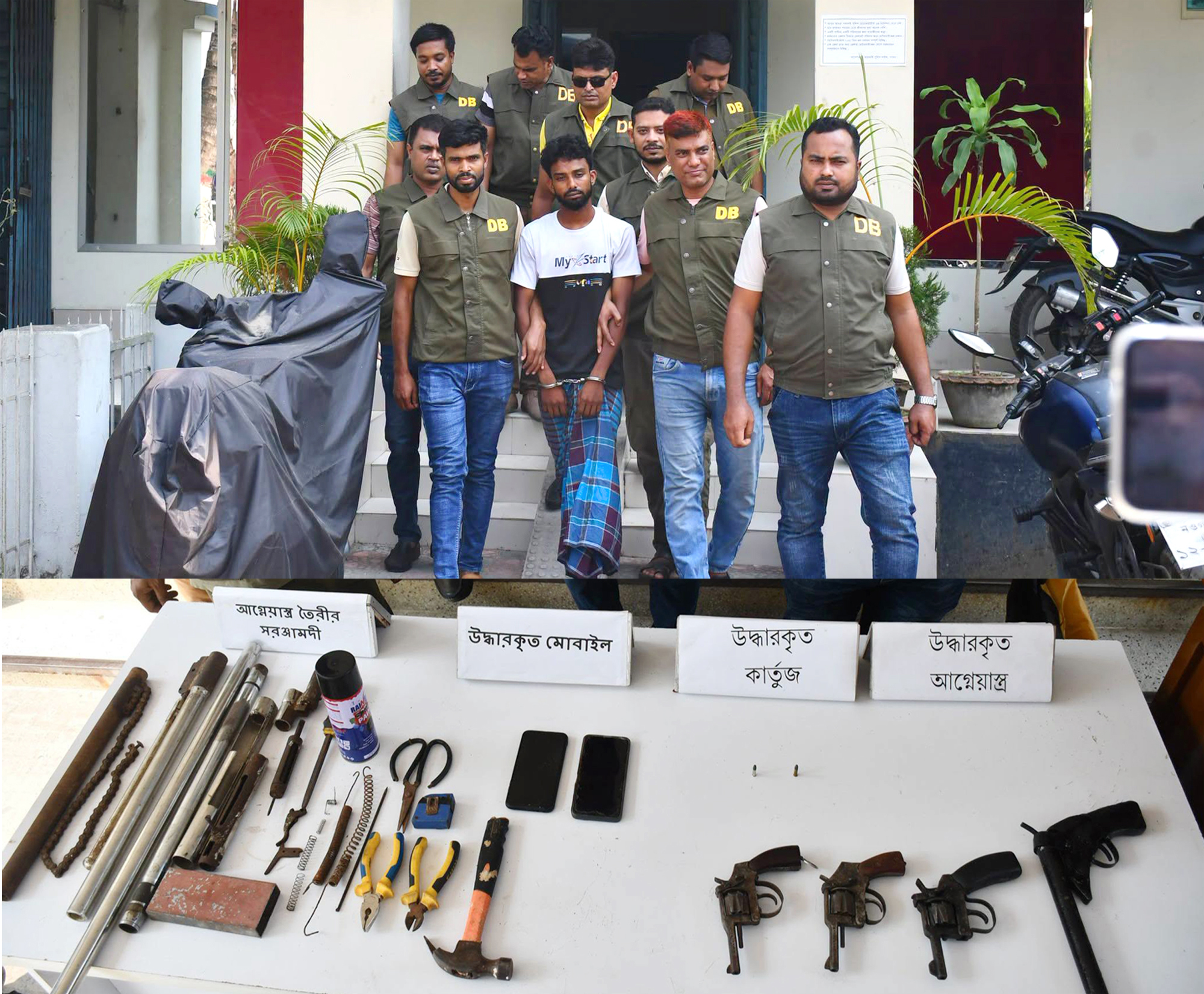 পাবনায় বিদেশি অস্ত্র-গুলিসহ যুবক গ্রেপ্তার