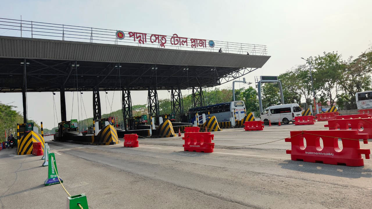 পদ্মা সেতুতে ইটিসি পদ্ধতি: ১৪ দিনে ৯৩ যানবাহন পারাপার