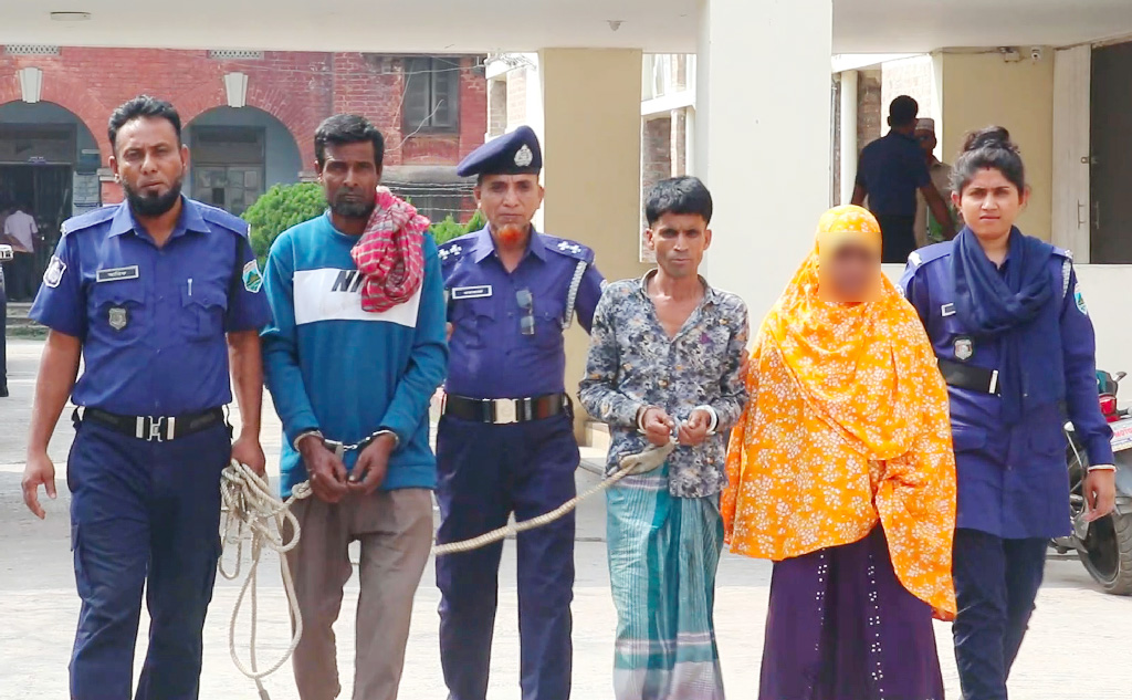 বেড়ায় অটোরিকশাচালক ফজলুল হত্যার রহস্য উদ্‌ঘাটন, স্ত্রীসহ গ্রেপ্তার ৩