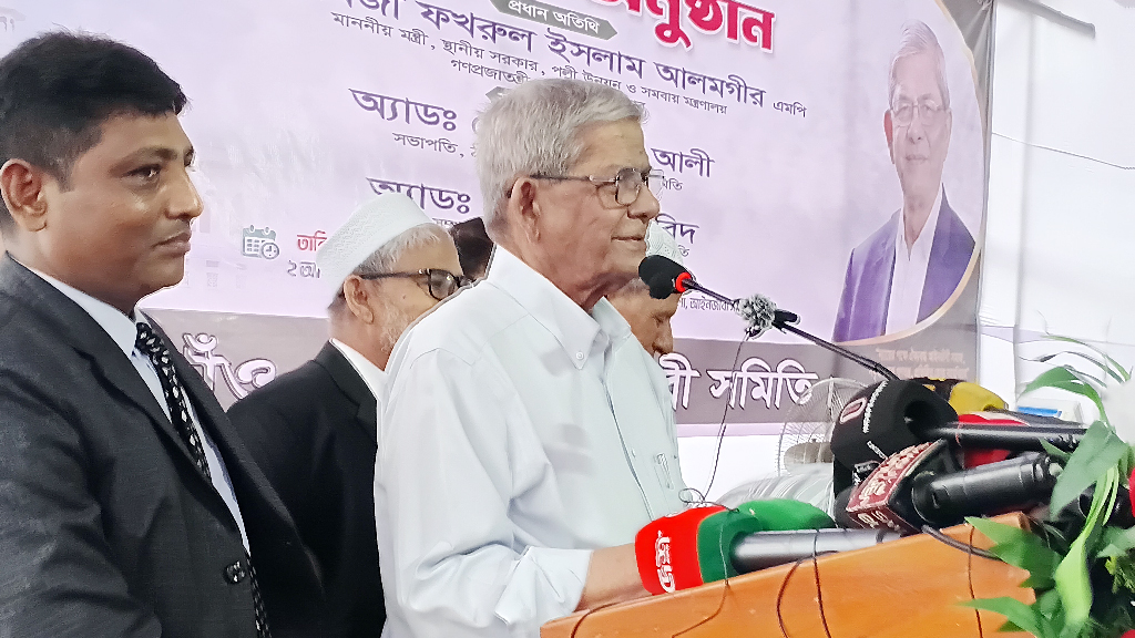 ঠাকুরগাঁওয়ে মির্জা ফখরুল: প্রতিষ্ঠান শক্তিশালী হলেই গণতন্ত্র টিকে থাকবে