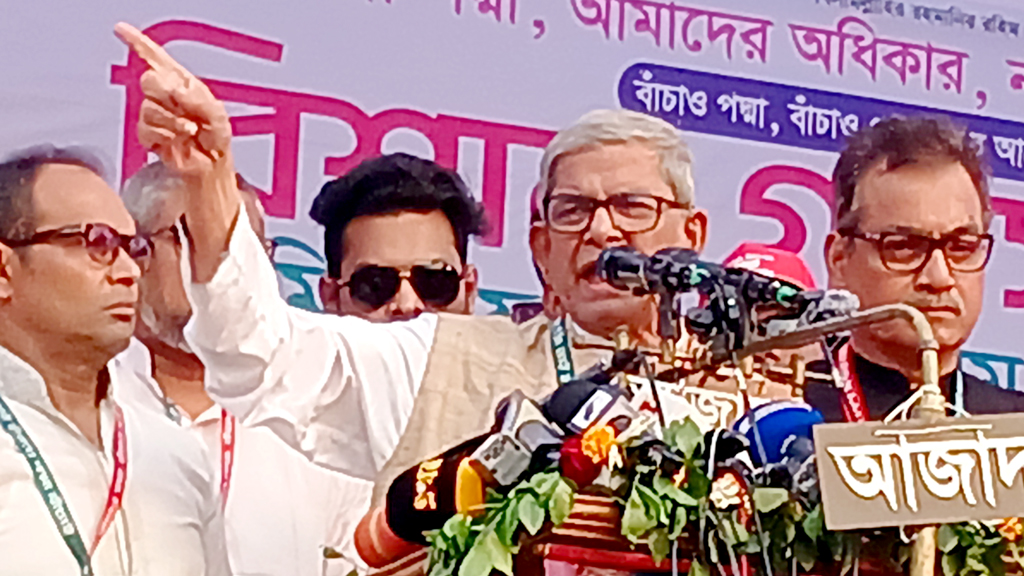 শুধু স্বাধীনতাযুদ্ধের বিরোধিতা না, জামায়াত পাকিস্তান সেনাবাহিনীর সঙ্গে হাত মিলিয়ে গণহত্যাও করেছে : মির্জা ফখরুল