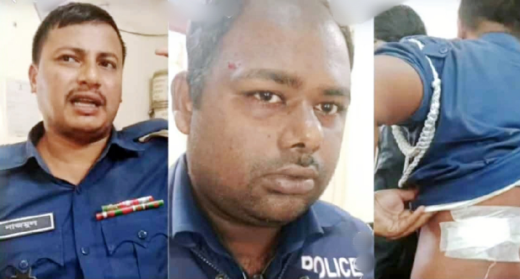 তদন্ত করতে গিয়ে হামলার শিকার এসআইসহ তিন পুলিশ